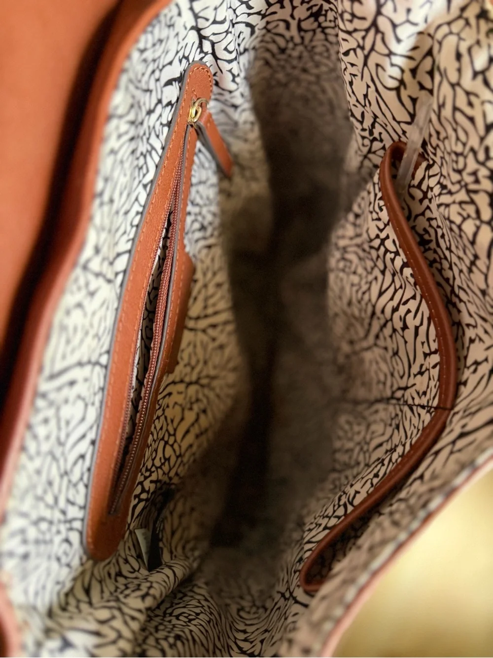 INC International Concepts Brown Faux-Leather Convertible Backpack Tote